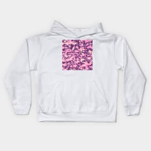 Pink Digital Camouflage Kids Hoodie